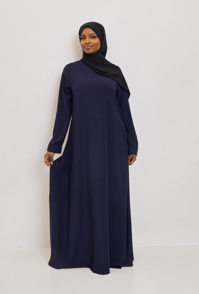 aawoe paris abaya simple navy 1