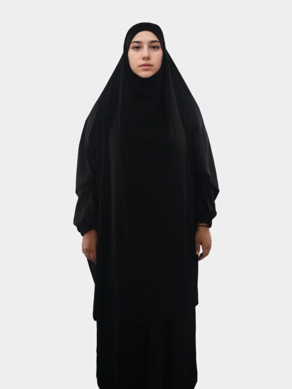 jilbab 2teilig black1