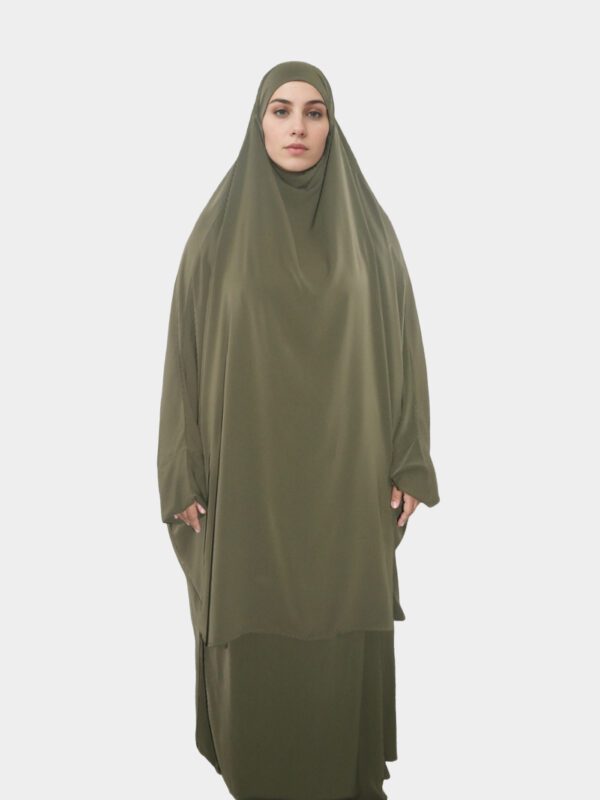 jilbab 2teilig green1